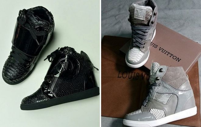 женские сникерсы louis vuitton