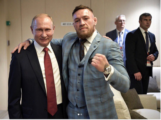 Боец Макгрегор встретился с Путиным во время финала ЧМ